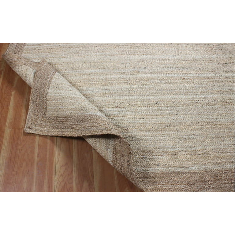 Hand Braided Rectangle Jute Rug at Rs 56/sq ft