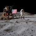 thumbnail image 2 of Moonwalk Apollo 16 1972 Poster Print by  NASA, 2 of 2