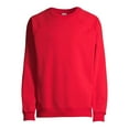 thumbnail image 6 of Athletic Works Men's Fleece Raglan Crew Sweatshirt, up to Size 2XL, 6 of 6