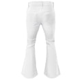 thumbnail image 5 of Blekii Men's Bell Bottom Jeans, 70S Disco Style Flared Denim Pants, Retro Wide Leg Trousers for Vintage Fashion, Stretch Comfort Fit, Statement Bottoms for Parties, Concerts, Or, 5 of 8