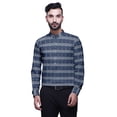 thumbnail image 1 of BESTMAN Chemise Col Mandarin Imprimée Kurta Courte Décontractée Ethnique pour Hommes, 1 of 6