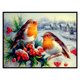 thumbnail image 1 of Cuadros Decorativos Punto de cruz completo 11CT rojo fruta pájaro contado bordado DIY Kit de costura Sywqhk Nuevos Originales, 1 of 1