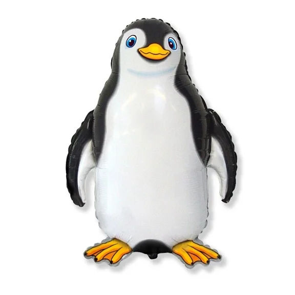 Penguin Black & White Baby Winter Wonderland 35" Party Animal Mylar Balloon O