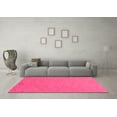 thumbnail image 3 of Ahgly Company Indoor Square Abstract Pink Contemporary Area Rugs, 4' Square, 3 of 4