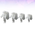 thumbnail image 2 of piezas de rellenos de epoxi de cristal 3D para manualidades, miniadornos de astronauta, accesorios tridimensionales para micropaisaje (blanco estilo A 01 + estilo A 02 + estilo A 03 + estilo A 04), 2 of 5