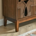 thumbnail image 5 of 60.5-Inch Modern Sideboard Buffet Cabinet with 4 Doors & Adjustable Shelves, Walnut Finish, Multi-Purpose TV Media Console & Storage for Kitchen, Dining, Living Room & Entryway, 5 of 9