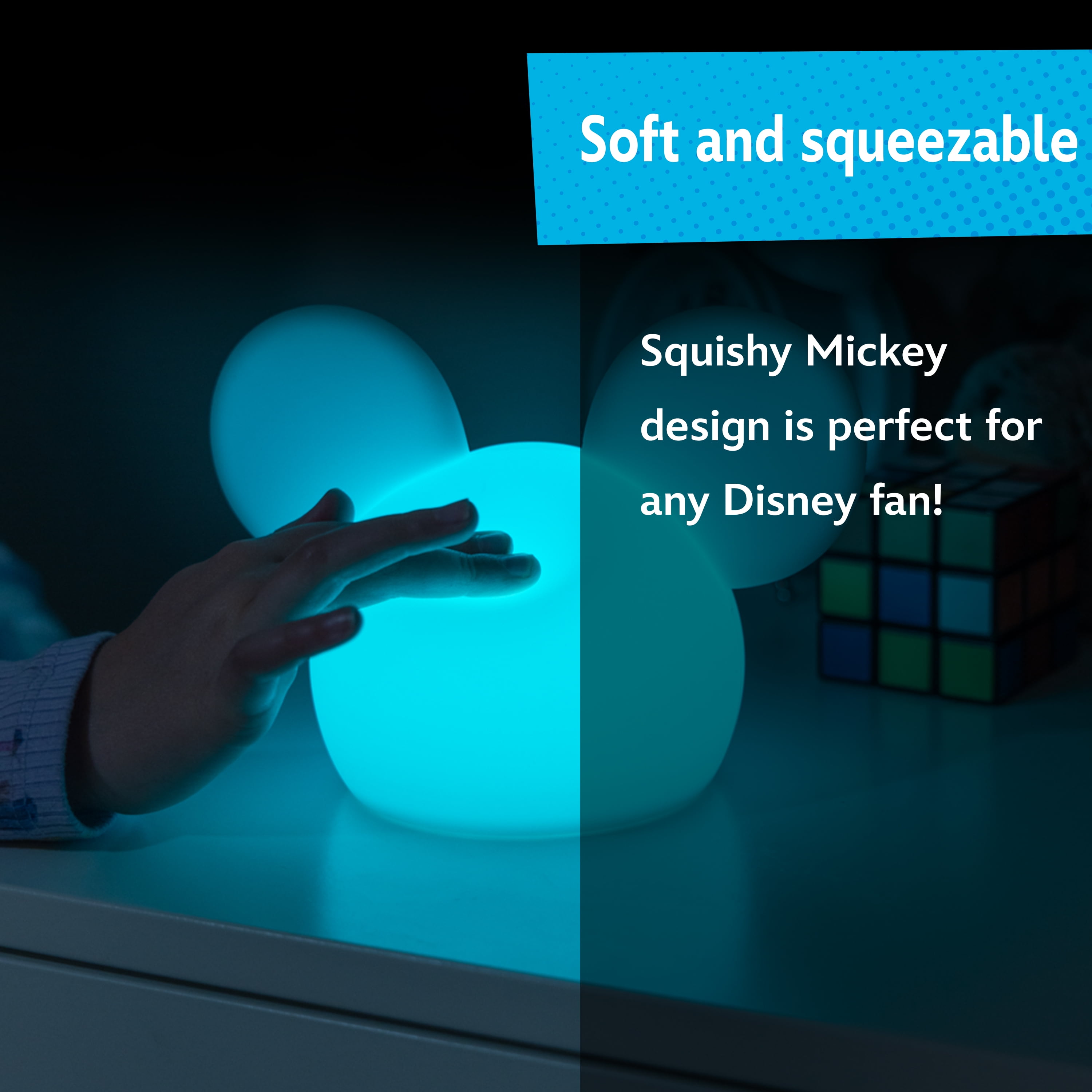 Disney Manual Battery Powered Mickey Mouse LED Night Light