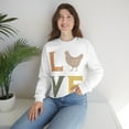 thumbnail image 2 of Vintage Chicken Lover Sweatshirt for Women Chickens Hen Shirt Gift Ideas, 2 of 6