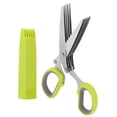 thumbnail image 2 of AMLESO Kitchen Shallot Scissors 5 Layers Hreb Cutter Green Onion Herb Cutlery, Mincer,, 2 of 8