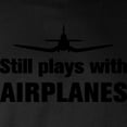 thumbnail image 3 of CafePress - Still Plays With Airplanes Co Long Sleeve T Shirt - Long Sleeve Dark T-Shirt, 3 of 4