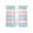 Pink, variant on Brown Wood Grain Sheer Curtains 96 Inch Length 2 Panels Set, Vintage Country Geometric Striped Voile Window Treatment Semi Sheer Long Curtains Drapes for Bedroom/Living Room/Kitchen 52"x96"x2