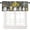 Kitchen-1, variant on Sunflower Window Valance Rod Pocket for Kitchen Bedroom Window Watercolor Yellow Sunflowers Butterflies Valances Short Curtain Colorful Rustic Country, 54x18 Inch