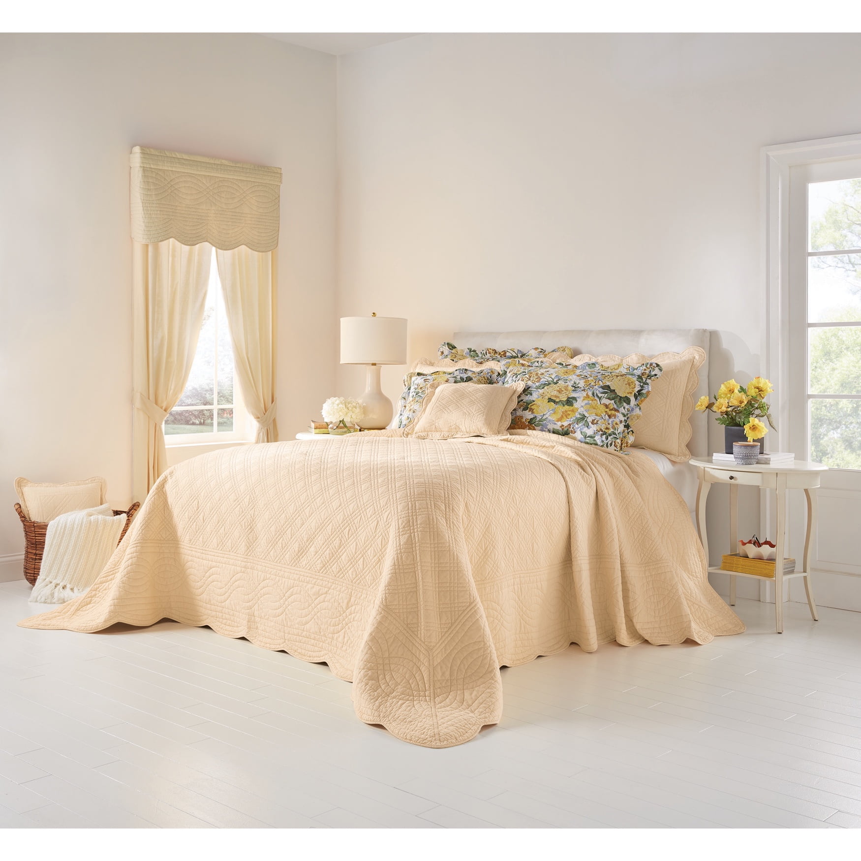 Bedding Home & Kitchen Queen Ivory Vue Bensonhurst 122 x 110 Size
