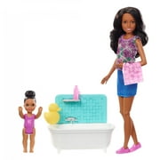 Barbie Skipper Babysitters Inc. Bath Time Playset with Toddler Doll