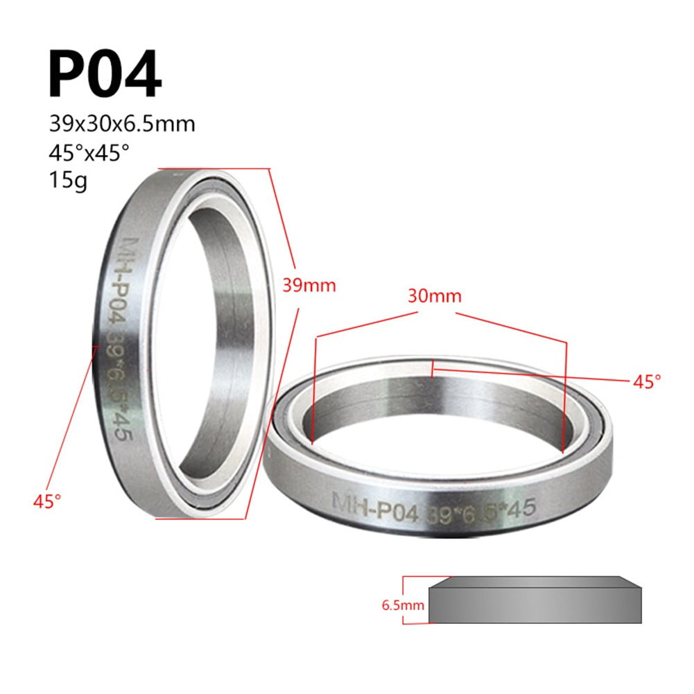 Headset Bearings Bicycle, MTB Road Bike Bearing, 1.5 1 1/8 45/45 36/45  45/90