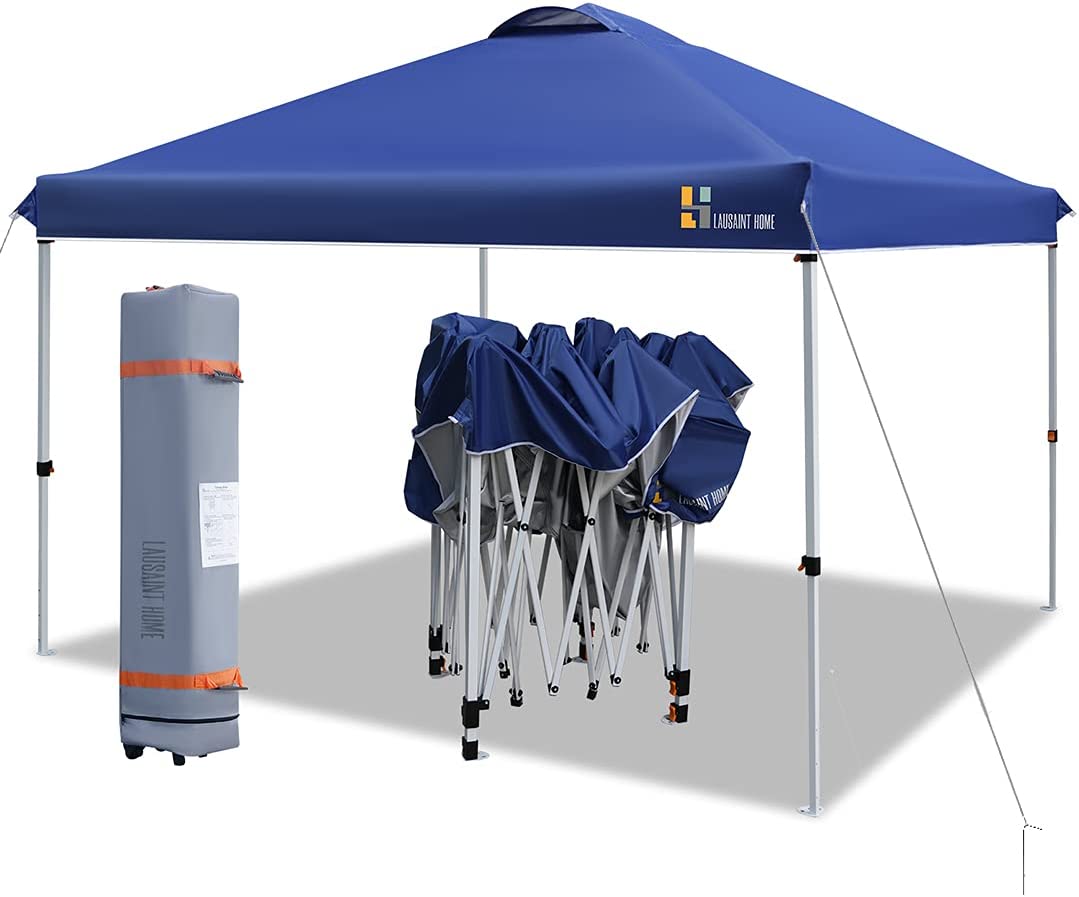 10'x10' Pop Up Canopy, Portable Folding Instant Canopy Tent with Roller