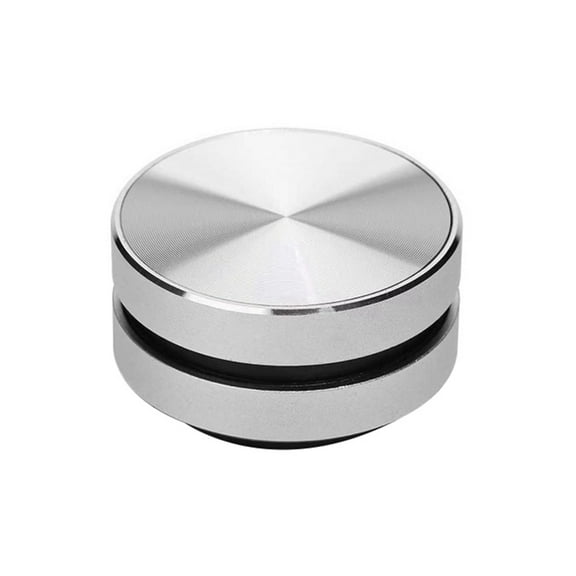 Mawalde Portable Mini Bluetooth Speaker Turns Anything Into A Speaker Wireless Bone Conduction Induction Vibration (Silver)