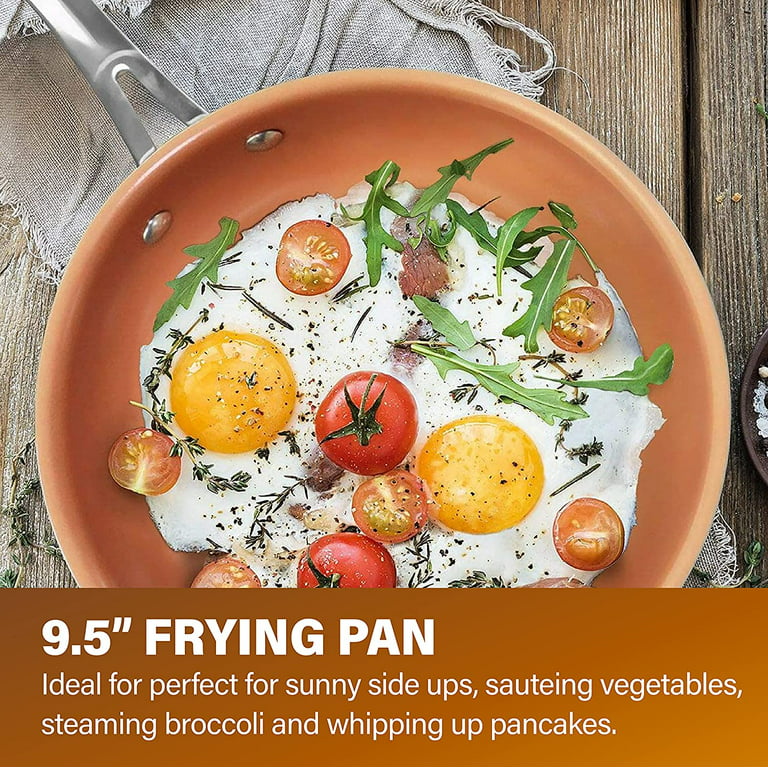 9.5-inch Nonstick Fry Pan In 5-Ply Stainless Steel » NUCU® Cookware &  Bakeware