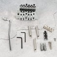 thumbnail image 2 of Tremolo Bridge System, Neck Lock Double Vibrato System Bridge Vibrato System Guitar Spring Stabilizer, Performance For Guitar Lovers Beginner Use Gold,Silver,Black, 2 of 8