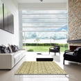 thumbnail image 6 of Ahgly Company Indoor Round Abstract Brown Abstract Area Rugs, 5' Round, 6 of 6