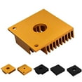 thumbnail image 2 of 3D Printer Extruder Heat Sink MK7 MK8 radiator 3D printer Extruder Copper Heat Radiator 3D Printer Accessory, Gold, B type, 2 of 8