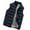 Blue, variant on Winter Puffer Vest For Men,Lightweight Men Autumn Winter Coat Padded Cotton Vest Warm Hooded Thick Vest Tops Jacket