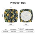 thumbnail image 6 of Gaeub Hand Drawn Citrus Fruits Elegant Lemons Square Chair Seat Cushion Cover,Wear-Resistant Chair Seat Cover, Household Chair Essentials,Anti-Scratch, 6 of 9