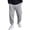 Gray, variant on Men's Wide Leg Sweatpants Elastic Drawstring Waist Baggy Relaxed Fit Soft Lounge Pants with Pockets