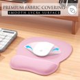 thumbnail image 2 of Ergonomic Mouse Pad with Wrist Support Gel Mouse Pad with Wrist Rest, Comfortable Computer Mouse Pad for Laptop, Pain Relief Mousepad for Office & Home, 9.4 x 8.1 in, Pure Pink, 2 of 12