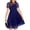 hwj# Dark Blue302, variant on Huowey Girls Summer Dress Fashion Lace Mesh Patchwork Crewneck High Waist Pleated Casual Polka Dot Puffy Short Sleeve A-Line Dress For Party Birthday Vacation Beach Dailywear,Dark Blue-c,16 Years