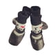 thumbnail image 2 of Greeniant 4 piezas de zapatos para mascotas lindo algodón lluvia nieve botas conjunto de calcetines buena elasticidad con suela de goma cubierta de pata Ropa para mascotas amor negro L Greeniant PT003813-15B, 2 of 6
