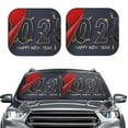 thumbnail image 2 of Wukai 2025 New Year 2 Car Front Windshield Sun Shade,Sun Visor Shield Block Automotive Interior Protector Blocks UV Rays-Large, 2 of 6