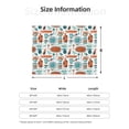 thumbnail image 3 of KLL Cute Tableware Print Fleece Throw Blanket, Horizontal Fleece Bedding Cute Soft Blankets Comfy Fleece Flannel Plush Home Decor for Couch & Bed -50"x40", 3 of 9