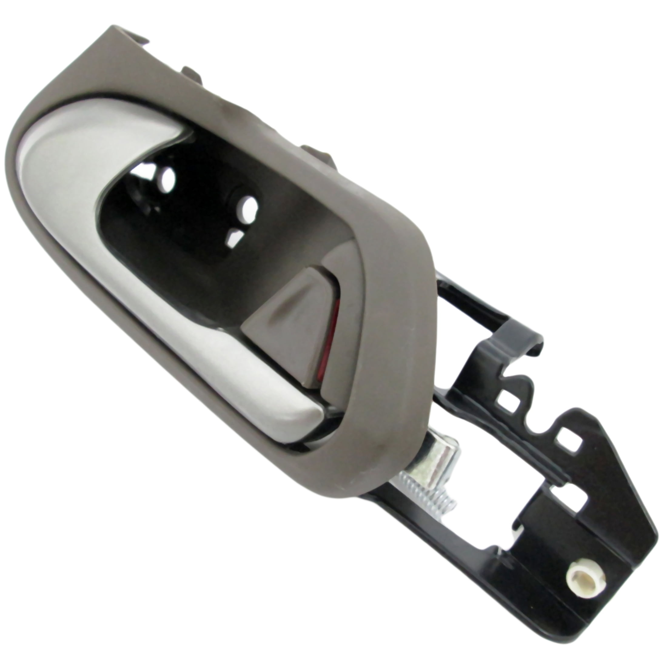 Dorman 81432 Driver Side Interior Door Handle for Specific Honda Models, Smooth Silver Lever; Brown Housing