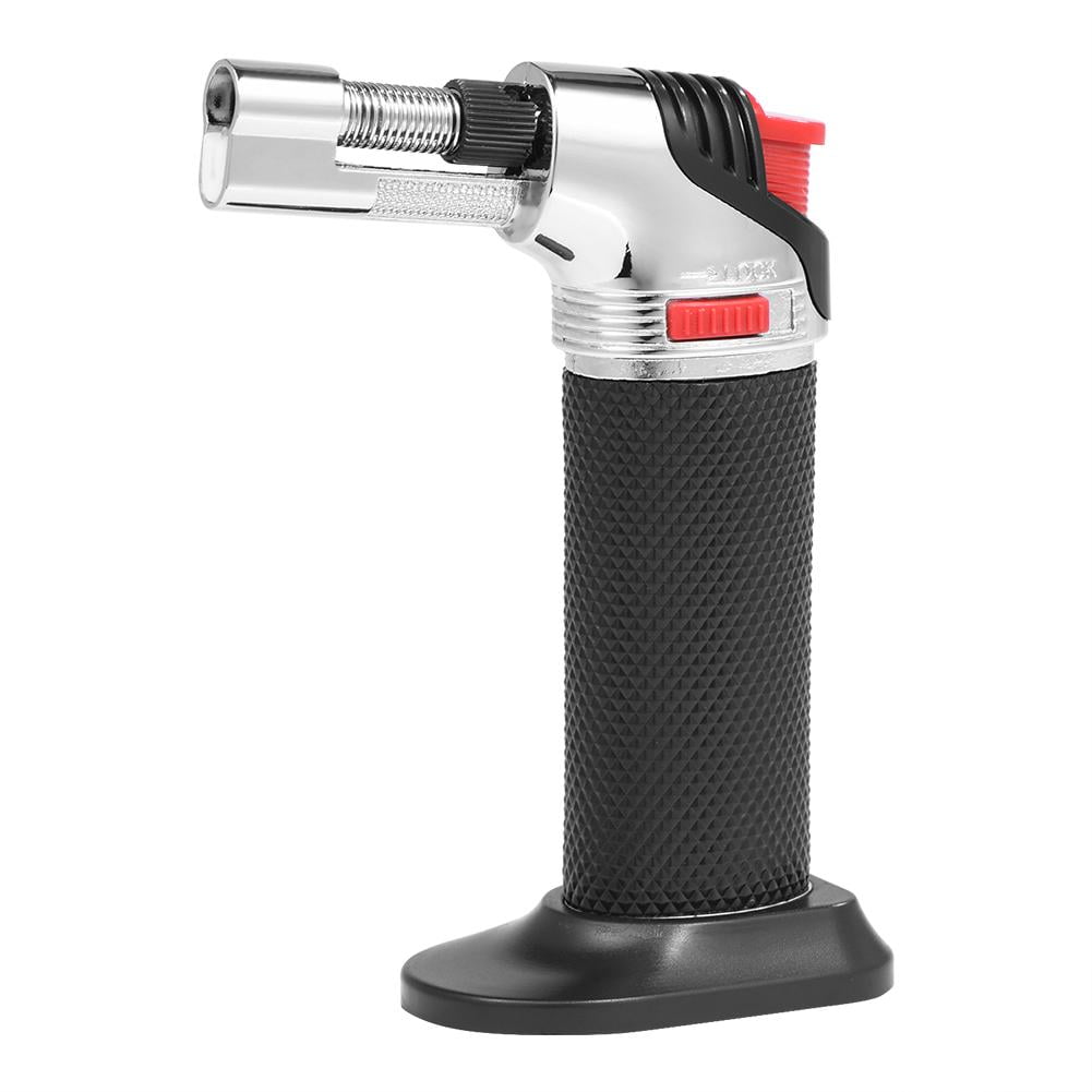 OTVIAP Black Adjustable Flame Outdoor Barbecue Butane Micro Torch