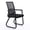 Black, variant on Office Desk Chair No Wheels,Ergonomic Guest Side Chair Executive Sled Base Mesh Computer Chairs with Comfy Arms and Lumbar Support for Conference Room