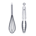 thumbnail image 1 of Juego de utensilios de cocina antiadherentes, accesorios de silicona y acero inoxidable para cocinar y hornear, 1 of 6