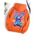 thumbnail image 1 of Sudadera con capucha con estampado de dibujos animados de conejo para mujer, Jersey informal de cuello redondo, ropa de gran tamaño, moda urbana que combina con todo, 1 of 2
