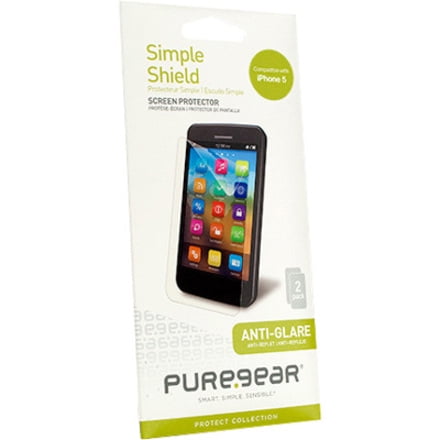 Puregear Simple Shield Screen Protector For Apple Iphone 5 5s 5c Clear Walmart Com Walmart Com