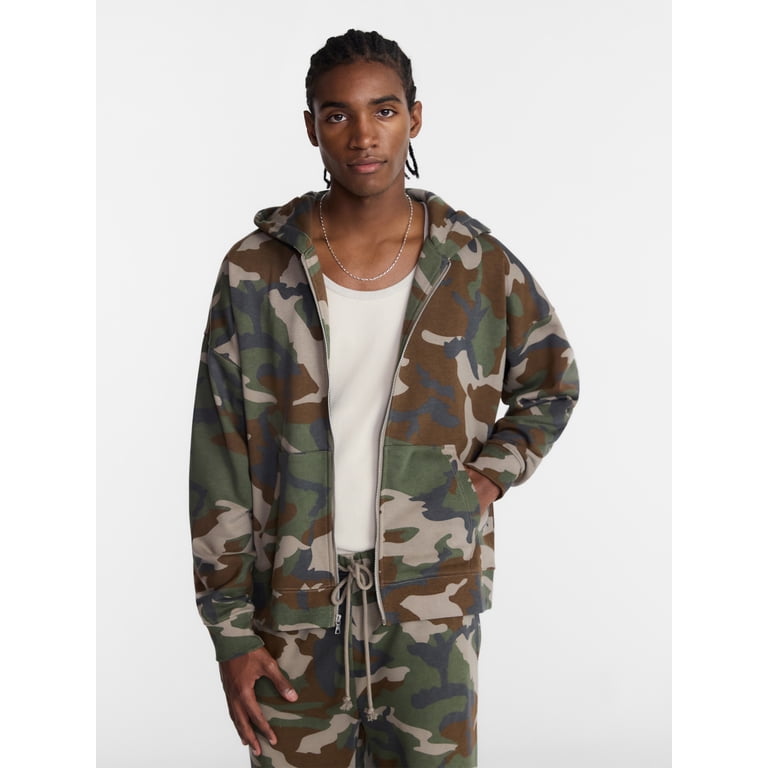 No Boundaries Men's Zip Hoodie with Long Sleeves photo 1