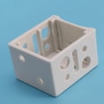 thumbnail image 4 of 1 Inch Blind Brackets White Profile Box Mounting Bracket Window Blinds Headrail Bracket (16), 4 of 10