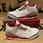 Nike Air Jordan 3 Retro Size 11.5 White Light Curry Cardinal Red CT8532 126 New