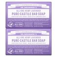 thumbnail image 1 of Jabón en barra Dr. Bronner's Pure-Castile Lavender 283 ml, paquete de 2, 1 of 6