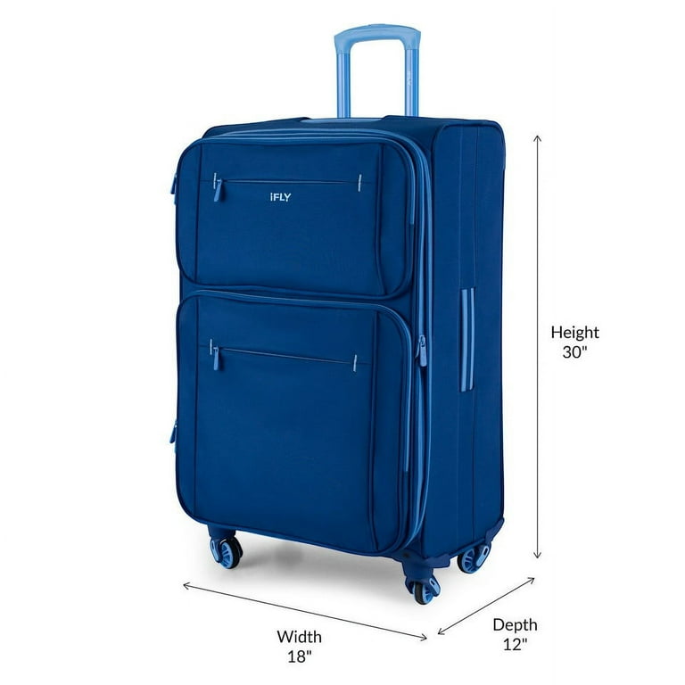 iFLY Softside Accent 3 Piece Set 4-Wheel Spinner, 20