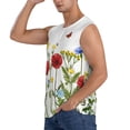 thumbnail image 3 of Fotbe Wild Herbs Men's Camiseta sin Mangas Estampada para Hombres, Playera Casual para Gimnasio, Entrenamiento, Playa-XX-Large, 3 of 7