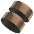 thumbnail image 1 of ETHZZLE 2Pcs Wood Handrail End Plugs Stainless Steel Round Cap Protective Cover Indoor Use, 1 of 6