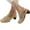 Khaki, variant on Womens Chunky Block Heels Fashion Slingback Slip On Dress Shoes Dressy Ladies Wedding Pumps