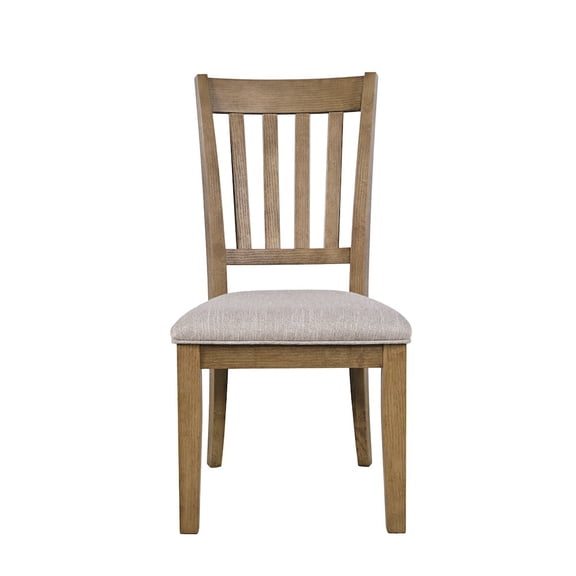 Jofran Brentwood Modern Transitional Slatback Dining Chair - Set of 2