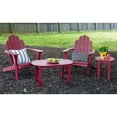 thumbnail image 2 of Linon Table Basse d'Extérieur Adirondack Robuste en Bois d'Acacia Massif, Teinte Rouge, 2 of 11