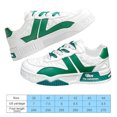 thumbnail image 2 of Zapatos Casuales Hombre Antideslizante Cuero PU Dos Tonos para Viajes al Aire Libre (39) Verde, 2 of 7
